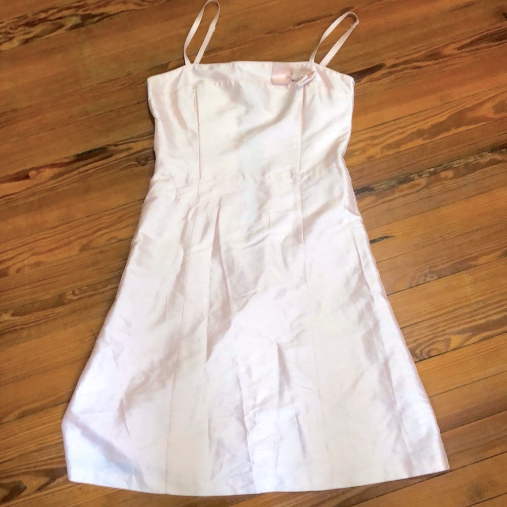 Pink strap dress